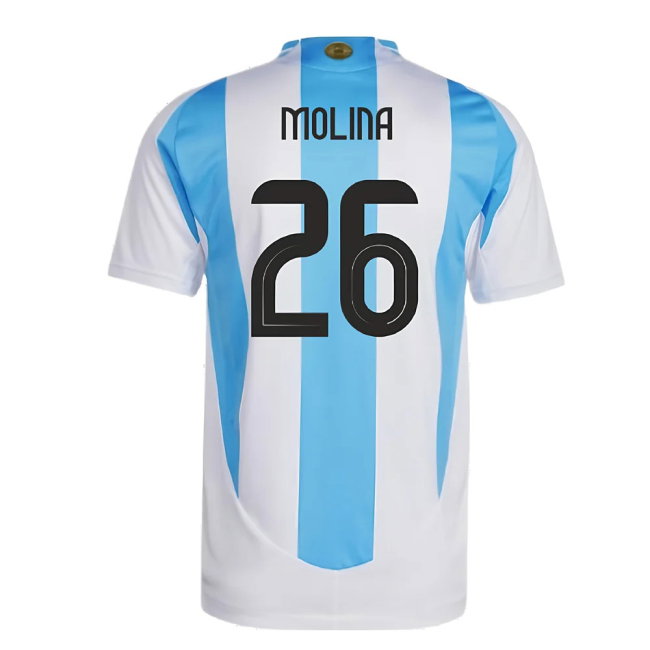 2024-2025 Argentina Authentic Home Shirt (MOLINA 26)-SoccerKits Hub | Buy Soccer Jerseys Online